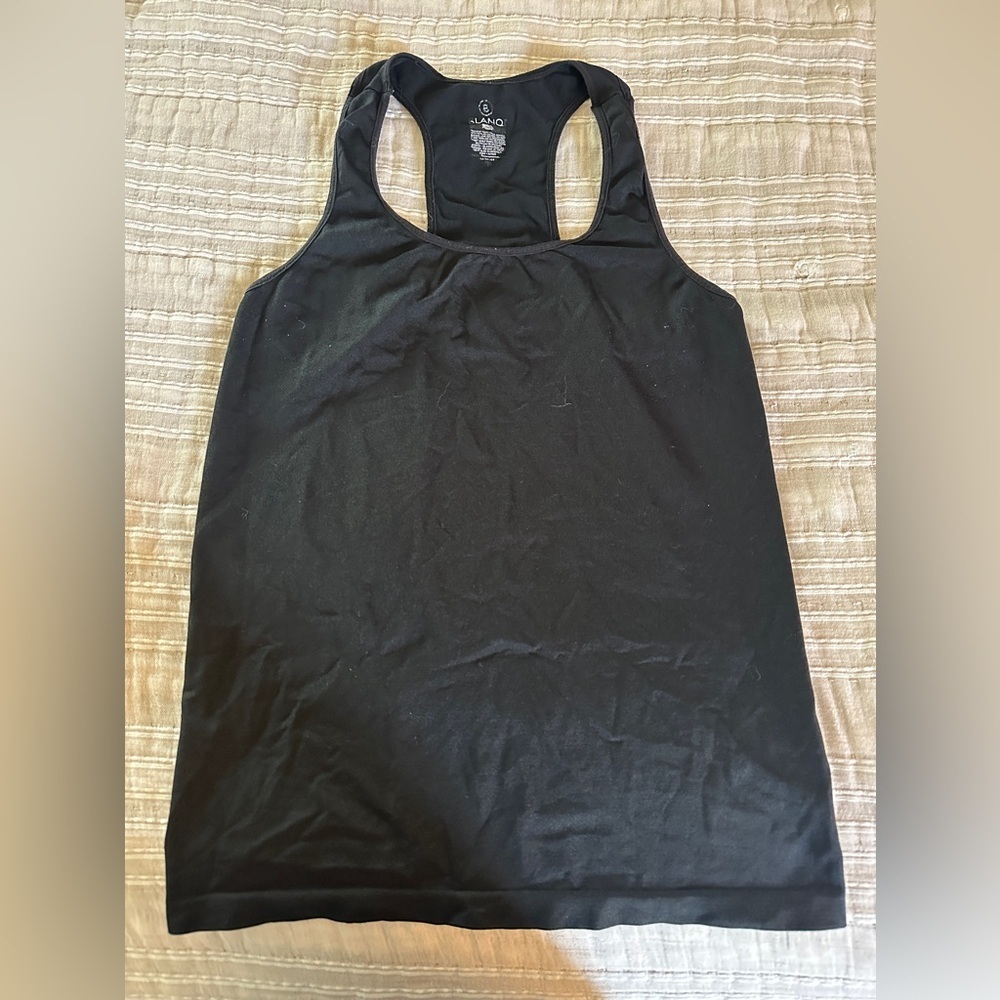 BLANQI Black Racerback Tank Top